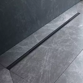 Душевой трап (лоток) AM.PM MasterFlow Slim line 100 см, черный матовый
