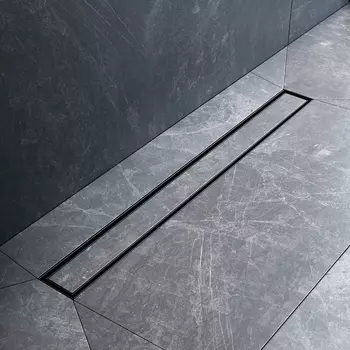 Душевой трап (лоток) AM.PM MasterFlow Tile 70 см, черный матовый