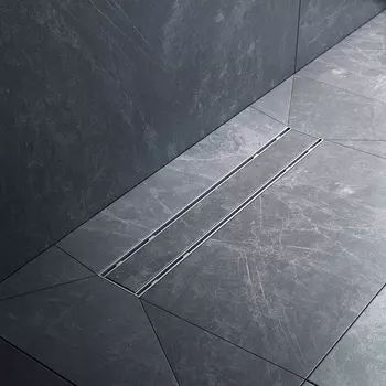 Душевой трап (лоток) AM.PM PrimeFlow Tile 50 см, сталь матовая