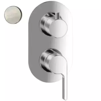 Webert DR860101345 Doremi Смеситель для ванны встраиваемый, без гибкой подводки, душа, имитация нержавейки