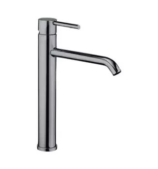 Webert EL830402345 Elio Высокий cмеситель для раковины однорычажный,с донным клапаном, имитация нержавейки