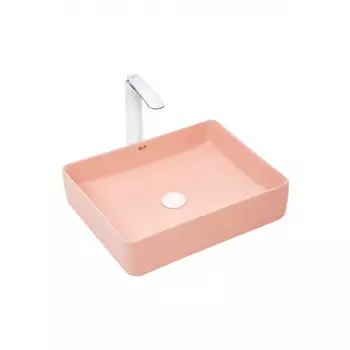 Раковина накладная Weltwasser Elbach 51х40.5 10000004511 розовый матовый