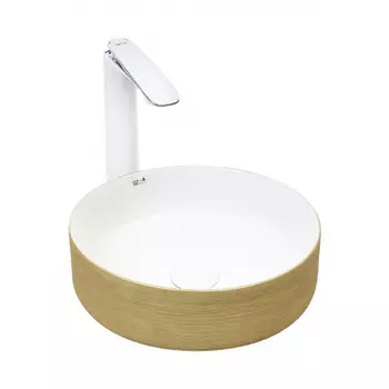 Раковина Weltwasser WW Elbach 3134 LSGW золото, белая