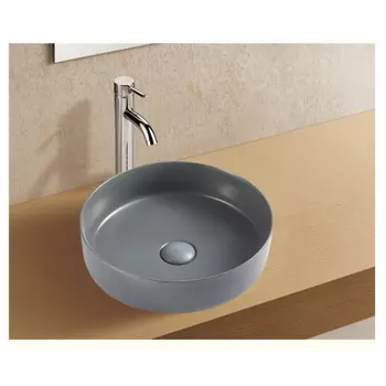 Раковина накладная Weltwasser Elbach 35.5х35.5 10000004516 темно-серый матовый