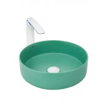 Раковина накладная Weltwasser Elbach 35.5х35.5 10000004514 зеленый матовый
