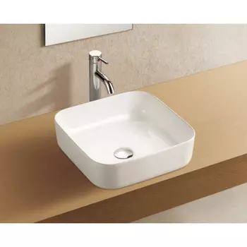 Раковина накладная Weltwasser Elbach 39х39 10000003840 белый