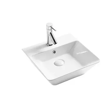 Раковина накладная Weltwasser Elbach 41.5x41.5 10000003834 белый