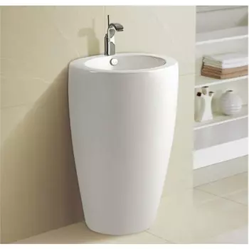 WW SK Арт. MERZBACH 007 GL-WT Раковина напольная белая глянец