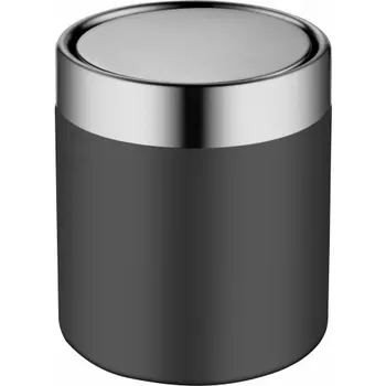 Ведро для мусора Weltwasser Teddy 1.5L черный