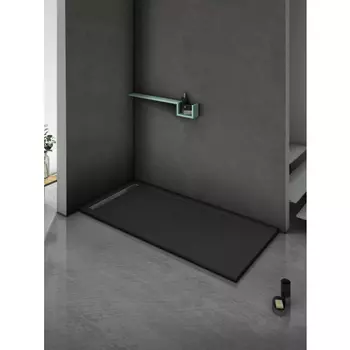 Поддон для душа WeltWasser TRS STONE-BL 100х80 10000004380 черный