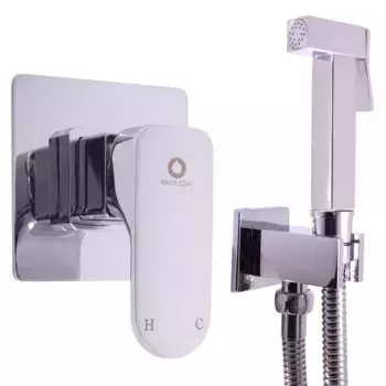 YU142/1 YUKON - смеситель для биде с душем, скрытый монтаж, стоп вентилем в держателе лейки