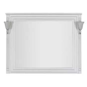 Зеркало Aquanet Паола 120 белое