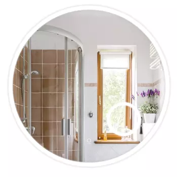 Зеркало Azario 60х60 с подсветкой (AZ-Z-005ALM)