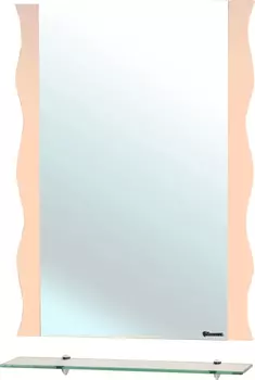 Зеркало Bellezza Мари Волна 60 бежевое