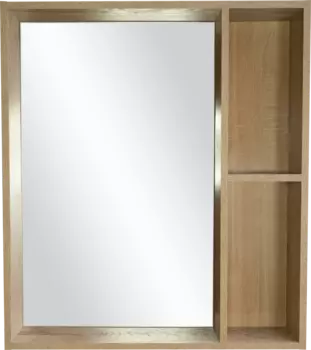 Зеркало Bellezza Рона натуральный дуб