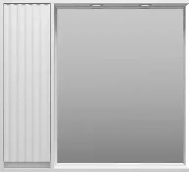 Зеркало Brevita Balaton 90 L, белое (BAL-04090-01-Л)