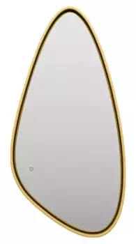 Зеркало Brevita Venus 60 с подсветкой, с сенсором, золото