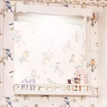 Зеркало Бриклаер Кантри 65 бежевый дуб