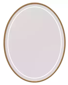 Зеркало Caprigo Контур 70х90 с подсветкой, бронза