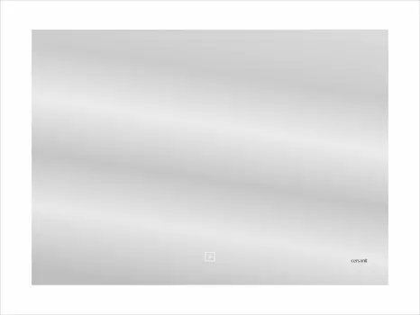 Зеркало Cersanit LED 030 design 80, с подсветкой, сенсор на зеркале