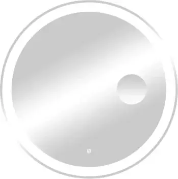 Зеркало CONTINENT Aroma 78х78 с подсветкой и линзой