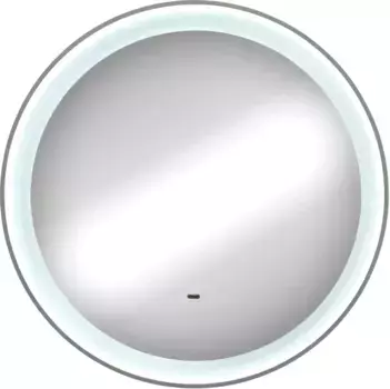 Зеркало круглое CONTINENT Planet 60, с подсветкой, белое