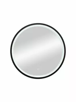 Зеркало CONTINENT Style 60х60 с подсветкой черный