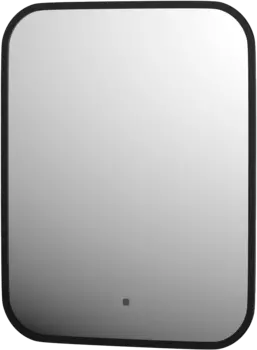Зеркало Defesto Aura DF 2961R 40x50, с нейтральной подсветкой, инфракрасный выключатель, черное