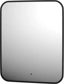 Зеркало Defesto Aura DF 2963R 50x60, с нейтральной подсветкой, инфракрасный выключатель, черное