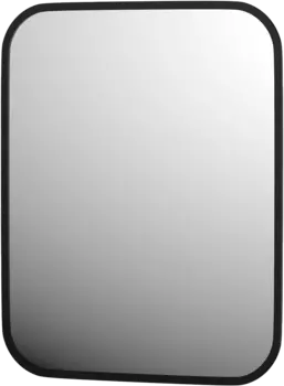 Зеркало Defesto Aura DF 2971 40x50, с теплой подсветкой, без выключателя, черное