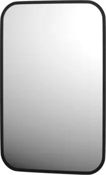 Зеркало Defesto Aura DF 2972 40x60, с теплой подсветкой, без выключателя, черное