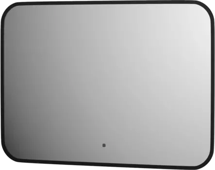 Зеркало Defesto Aura DF 2974RH 70x50, с теплой подсветкой, инфракрасный выключатель, черное