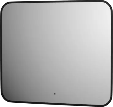 Зеркало Defesto Aura DF 2976RH 70x60, с теплой подсветкой, инфракрасный выключатель, черное