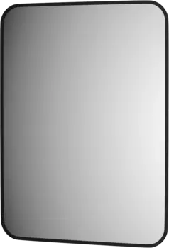 Зеркало Defesto Aura DF 2977 60x80, с теплой подсветкой, без выключателя, черное