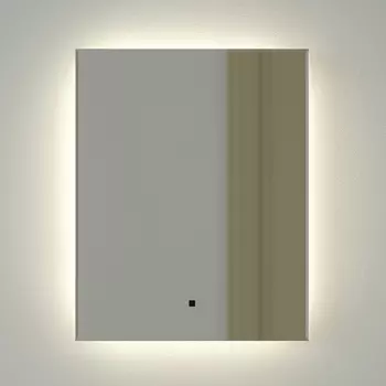 Зеркало Defesto Glow DF 2501R 40х50 с LED-подсветкой, 4 500 K, инфракрасный выключатель