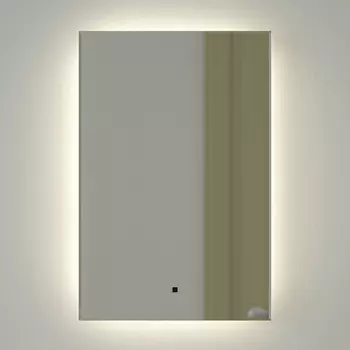 Зеркало Defesto Glow DF 2502R 40х60 с LED-подсветкой, 4 500 K, инфракрасный выключатель