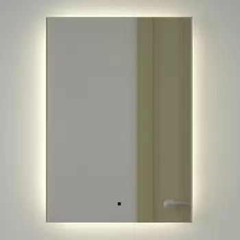 Зеркало Defesto Glow DF 2504R 50х70 с LED-подсветкой, 4 500 K, инфракрасный выключатель