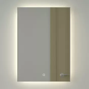 Зеркало Defesto Glow DF 2504S 50х70 с LED-подсветкой, 4 500 K, сенсорный выключатель
