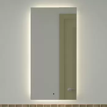 Зеркало Defesto Glow DF 2505R 50х100 с LED-подсветкой, 4 500 K, инфракрасный выключатель