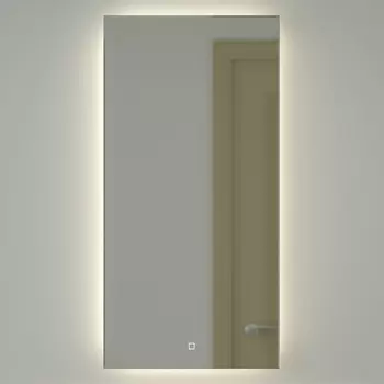 Зеркало Defesto Glow DF 2505S 50х100 с LED-подсветкой, 4 500 K, сенсорный выключатель