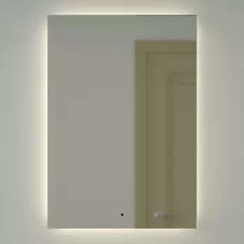 Зеркало Defesto Glow DF 2509R 70х100 с LED-подсветкой, 4 500 K, инфракрасный выключатель