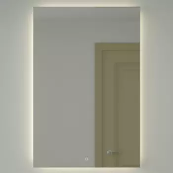 Зеркало Defesto Glow DF 2510S 80х120 с LED-подсветкой, 4 500 K, сенсорный выключатель