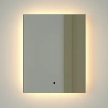Зеркало Defesto Glow DF 2511R 40х50 с LED-подсветкой, 3000 K, инфракрасный выключатель