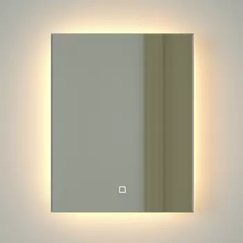 Зеркало Defesto Glow DF 2511S 40х50 с LED-подсветкой, 3000 K, сенсорный выключатель