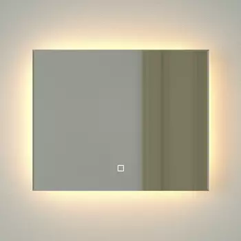 Зеркало Defesto Glow DF 2511SH 50х40 с LED-подсветкой, 3000 K, сенсорный выключатель