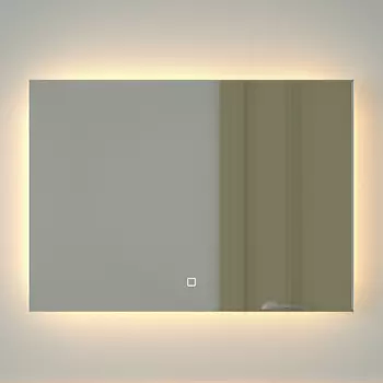 Зеркало Defesto Glow DF 2514SH 70х50 с LED-подсветкой, 3000 K, сенсорный выключатель