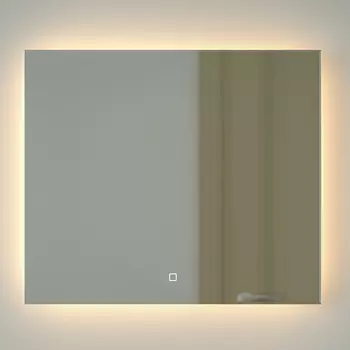 Зеркало Defesto Glow DF 2516SH 70х60 с LED-подсветкой, 3000 K, сенсорный выключатель