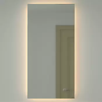 Зеркало Defesto Glow DF 2518 60х120 с LED-подсветкой, 3000 K, без выключателя