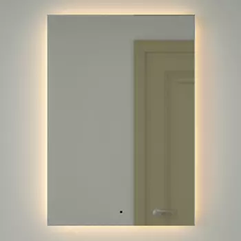 Зеркало Defesto Glow DF 2519R 70х100 с LED-подсветкой, 3000 K, инфракрасный выключатель