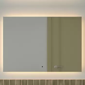 Зеркало Defesto Glow DF 2519RH 100х70 с LED-подсветкой, 3000 K, инфракрасный выключатель